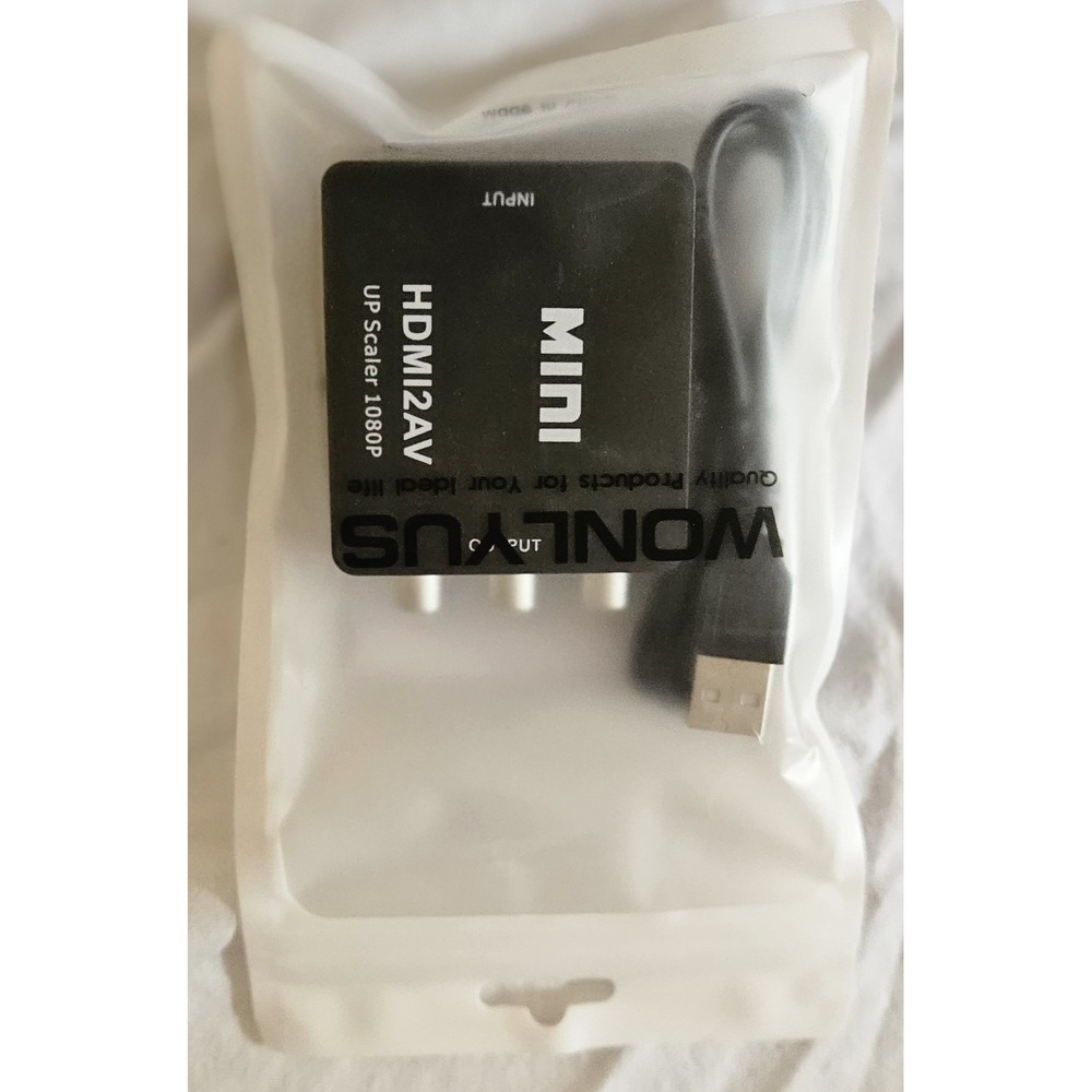 HDMI to AV Converter 1080P RCA Composite Video Audio‎ Adapter Mini HDMI2AV New